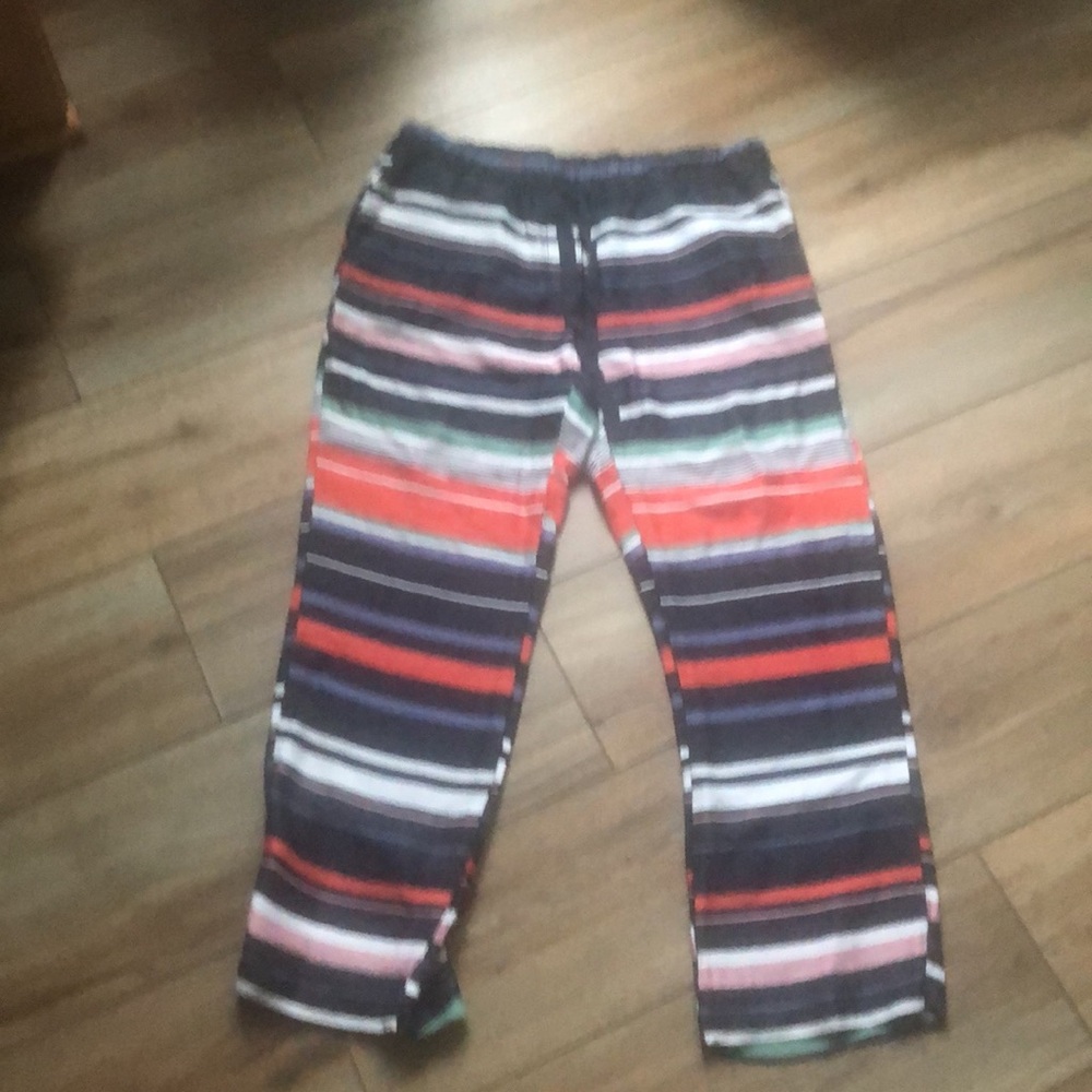 Loft Colorful Striped Lounge Pants